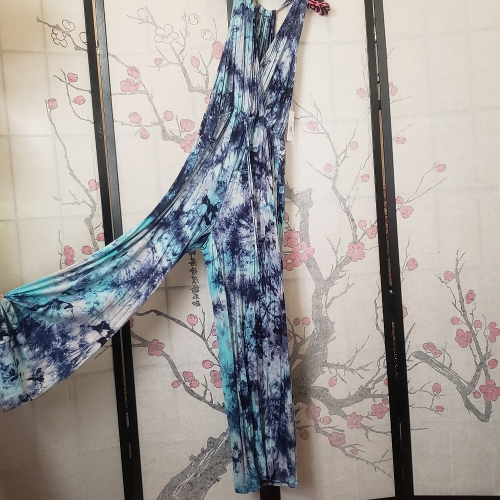 🆕️FASHION TO FIGURE Blue Tie Dye Jumper